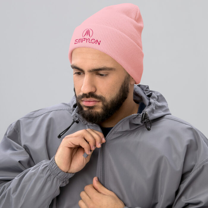 Cuffed Beanie /// Embroidered [PINK LOGO] - Image 14