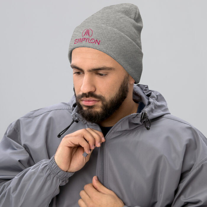 Cuffed Beanie /// Embroidered [PINK LOGO] - Image 12