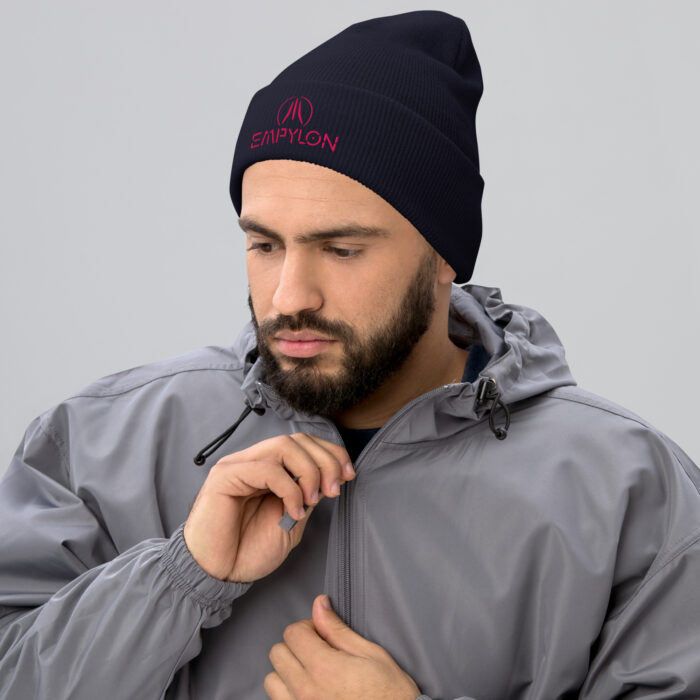 Cuffed Beanie /// Embroidered [PINK LOGO] - Image 6