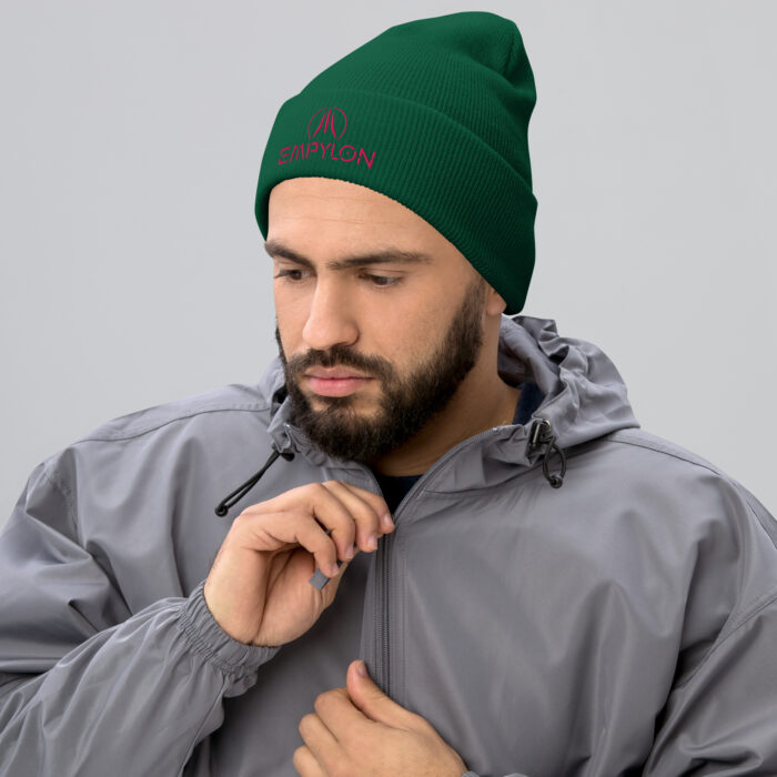 Cuffed Beanie /// Embroidered [PINK LOGO] - Image 11