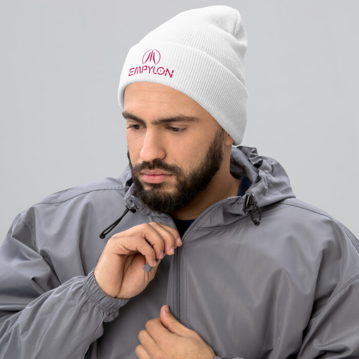Cuffed Beanie /// Embroidered [PINK LOGO] - Image 15