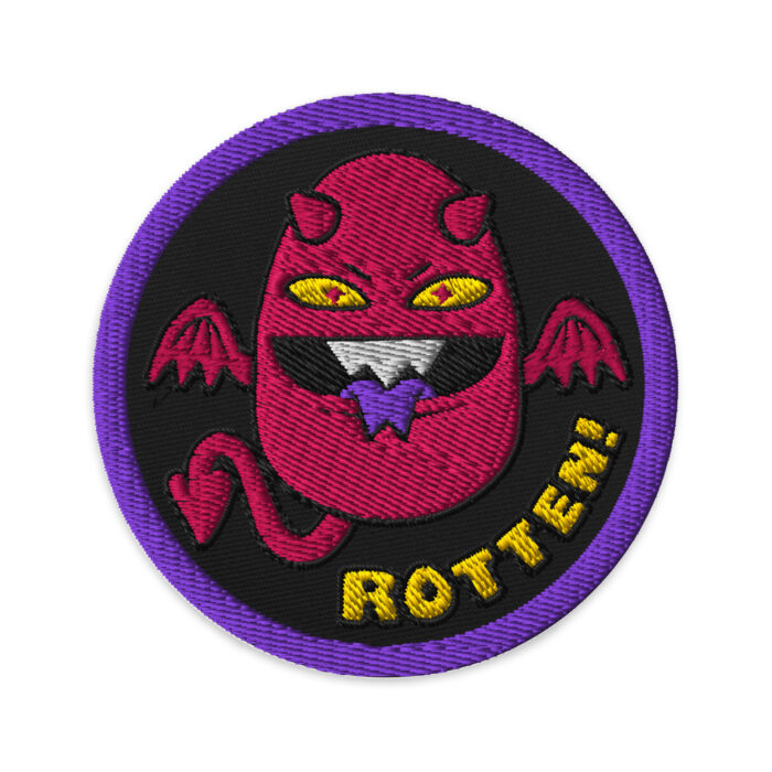 3″ Embroidered Patch /// Rotten Degg