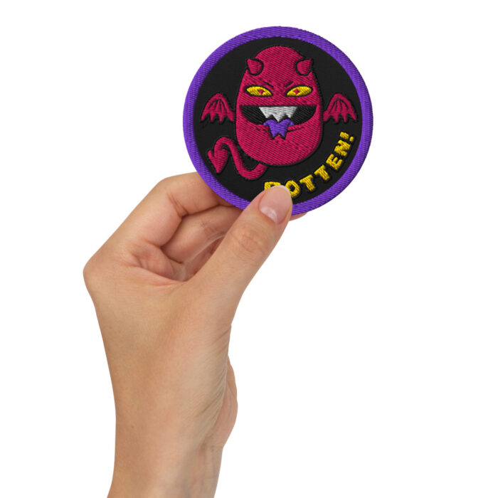3″ Embroidered Patch /// Rotten Degg - Image 6