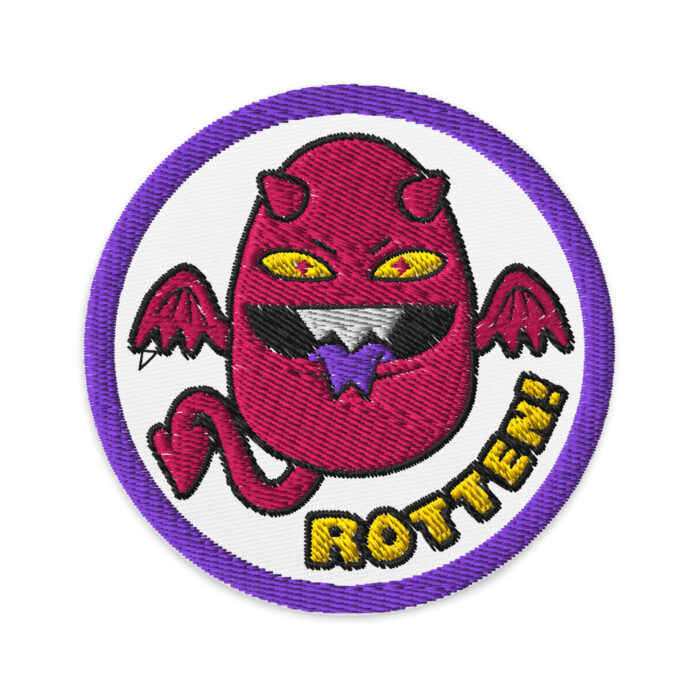 3″ Embroidered Patch /// Rotten Degg - Image 2