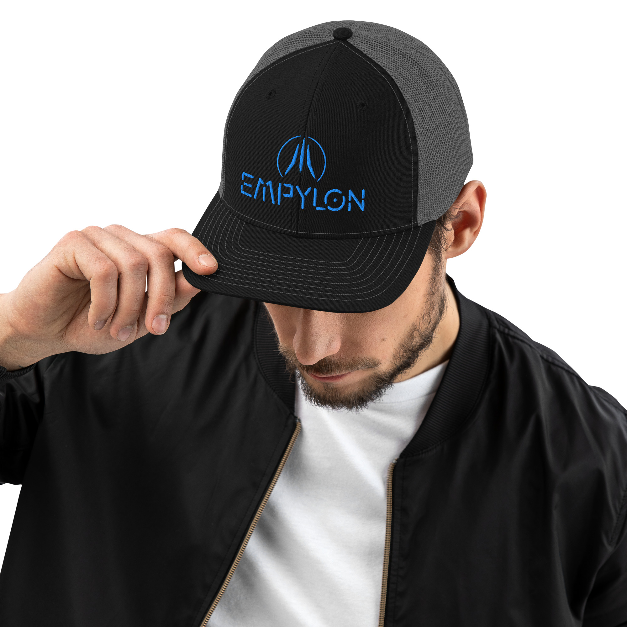 Trucker Cap /// Embroidered [BLUE LOGO]