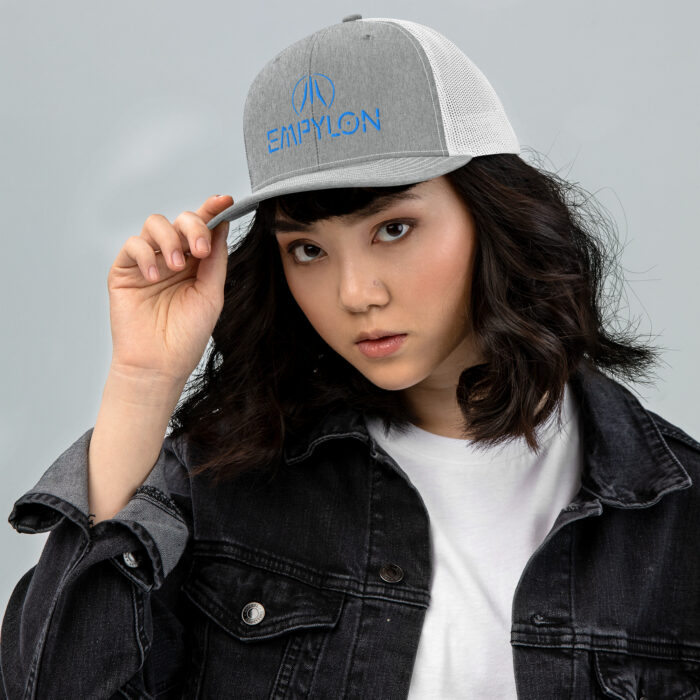 Trucker Cap /// Embroidered [BLUE LOGO] - Image 2