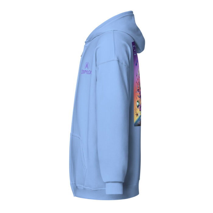 Unisex Zip Hoodie, Embroidered Logo /// The Operating System - Image 23