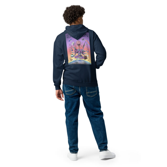 Unisex Zip Hoodie, Embroidered Logo /// The Operating System - Image 4