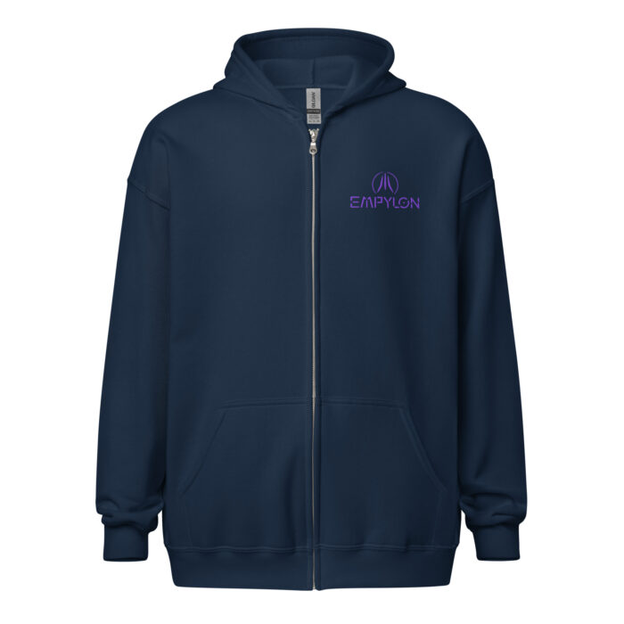 Unisex Zip Hoodie, Embroidered Logo /// The Operating System - Image 9