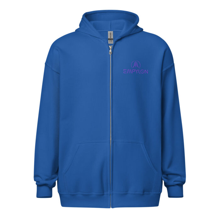 Unisex Zip Hoodie, Embroidered Logo /// The Operating System - Image 17