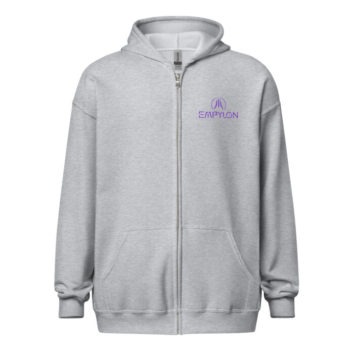 Unisex Zip Hoodie, Embroidered Logo /// The Operating System - Image 25