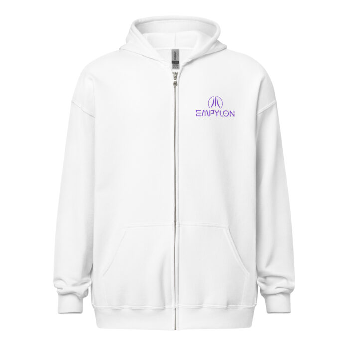 Unisex Zip Hoodie, Embroidered Logo /// The Operating System - Image 29
