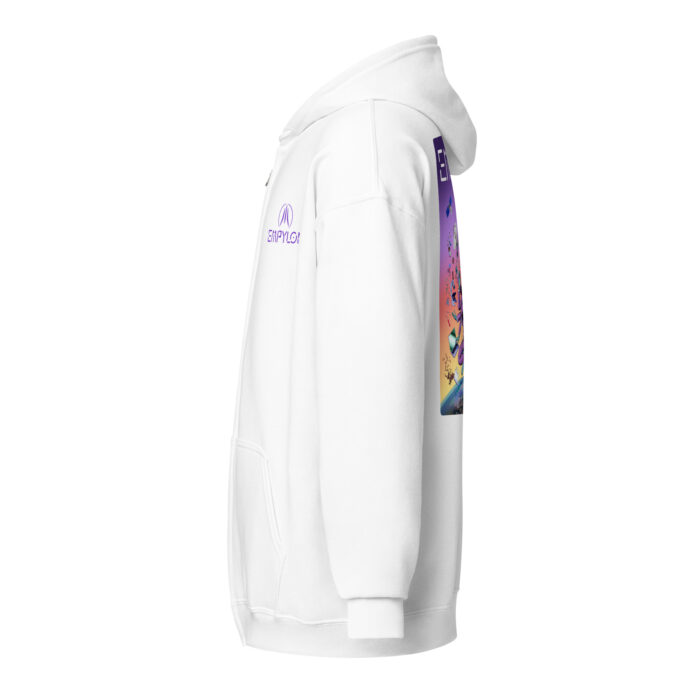 Unisex Zip Hoodie, Embroidered Logo /// The Operating System - Image 31